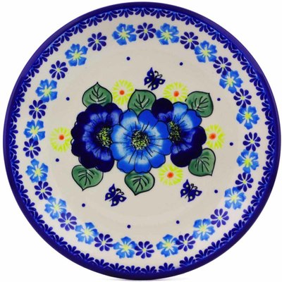 Polish Pottery Plate 10&quot; Endless Summer UNIKAT