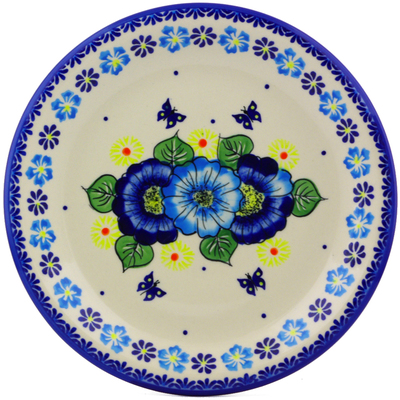 Polish Pottery Plate 10&quot; Endless Summer UNIKAT