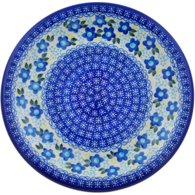 Polish Pottery Plate 10&quot; Field Day UNIKAT