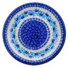 Polish Pottery Plate 10&quot; Garden Party UNIKAT