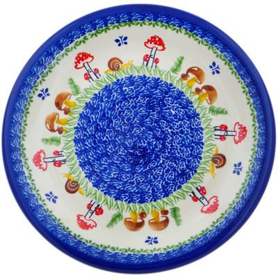 Polish Pottery Plate 10&quot; Gardens In Poland