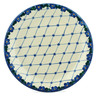 Polish Pottery Plate 10&quot; Gossamer UNIKAT