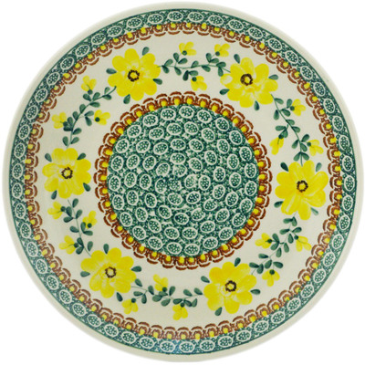 Polish Pottery Plate 10&quot;