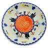 Polish Pottery Plate 10&quot; Halloween Spooky Vibe