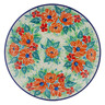 Polish Pottery Plate 10&quot; Harmonious UNIKAT