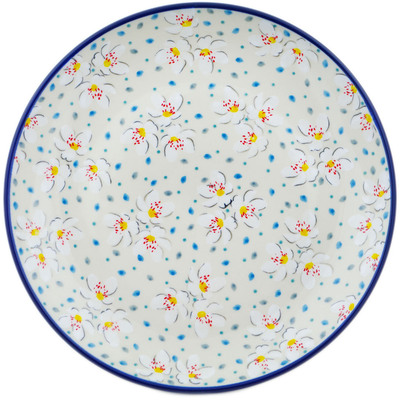 Polish Pottery Plate 10&quot; Heavenly UNIKAT