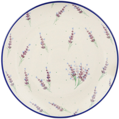 Polish Pottery Plate 10&quot; Lavish Lavender