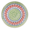 Polish Pottery Plate 10" Looking Daisy