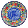 Polish Pottery Plate 10&quot; Lovely Surprise UNIKAT