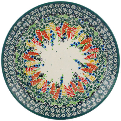 Polish Pottery Plate 10&quot; Magnificent Concept UNIKAT