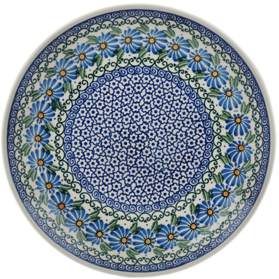 Polish Pottery Plate 10&quot; Marigold Morning