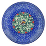 Polish Pottery Plate 10" Perched UNIKAT