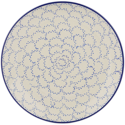 Polish Pottery Plate 10" Petal Outline