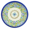 Polish Pottery Plate 10&quot; Playground Meadow UNIKAT