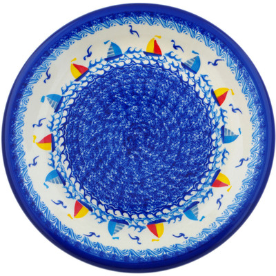 Polish Pottery Plate 10&quot; Sailing Through Your Dreams