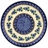 Polish Pottery Plate 10&quot; Shady Spring