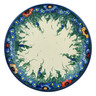 Polish Pottery Plate 10&quot; Spring Bouquet UNIKAT