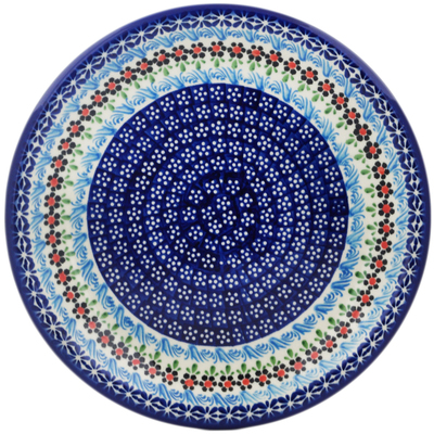 Polish Pottery Plate 10&quot; Spring Country Trip