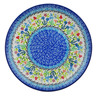 Polish Pottery Plate 10&quot; Spring Essence UNIKAT