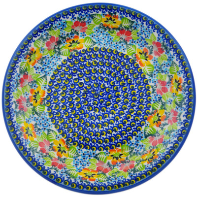 Polish Pottery Plate 10&quot; Spring Is Coming UNIKAT