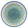 Polish Pottery Plate 10&quot; Spring Sights UNIKAT