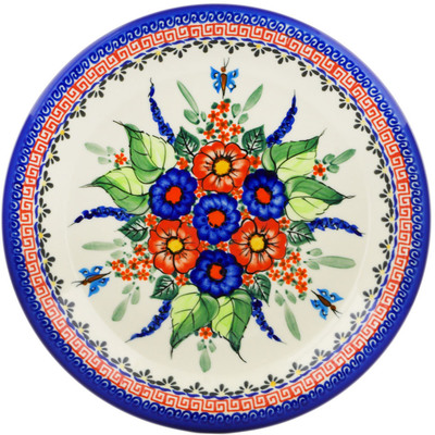 Polish Pottery Plate 10&quot; Spring Splendor