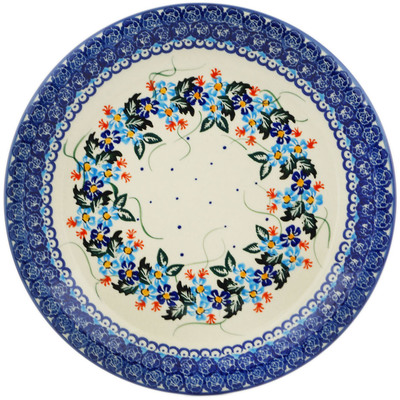 Polish Pottery Plate 10&quot; Spring Wonderland UNIKAT