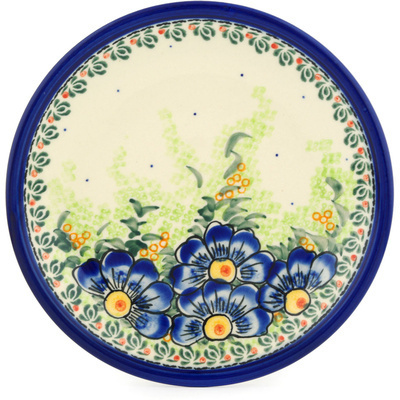 Polish Pottery Plate 10&quot; Summer Beauty UNIKAT