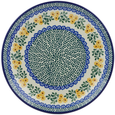 Polish Pottery Plate 10&quot; Summer Day