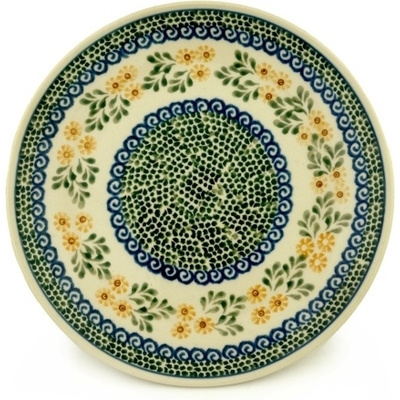 Polish Pottery Plate 10&quot; Summer Day
