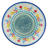 Polish Pottery Plate 10&quot; Sunday Morning UNIKAT