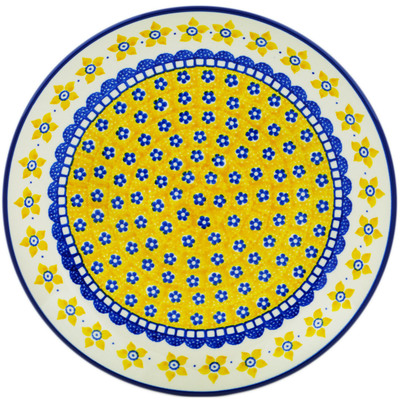 Polish Pottery Plate 10" Sunshine