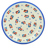 Polish Pottery Plate 10&quot; Sweet Clusters UNIKAT