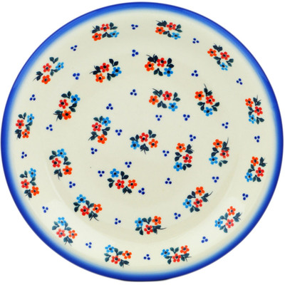 Polish Pottery Plate 10&quot; Sweet Clusters UNIKAT