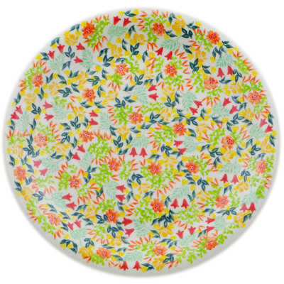 Polish Pottery Plate 10&quot; Sweet Summer Cluster UNIKAT