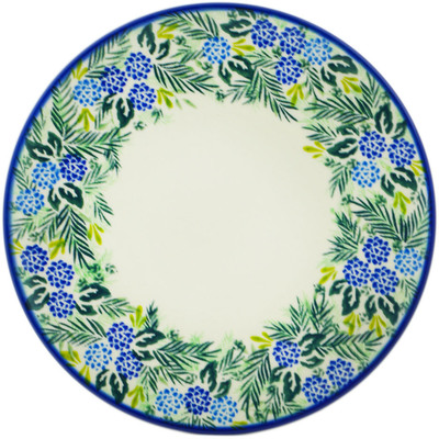 Polish Pottery Plate 10&quot; Thistle