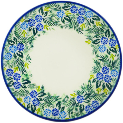 Polish Pottery Plate 10&quot; Thistle
