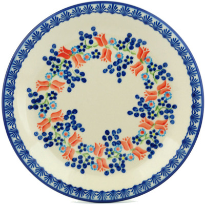 Polish Pottery Plate 10&quot; Tulip Berries