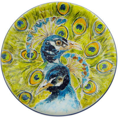 Polish Pottery Plate 10&quot; Turning Heads
