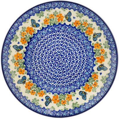 Polish Pottery Plate 10" UNIKAT