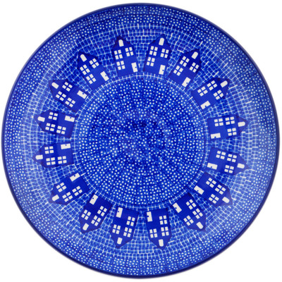 Polish Pottery Plate 10&quot; UNIKAT