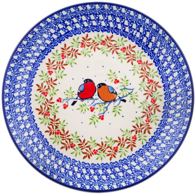 Polish Pottery Plate 10&quot; UNIKAT