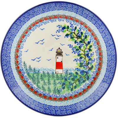 Polish Pottery Plate 10" UNIKAT