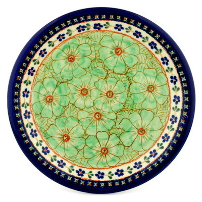 Polish Pottery Plate 10&quot; UNIKAT