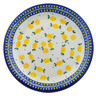 Polish Pottery Plate 10&quot; When Life Gives You Lemons