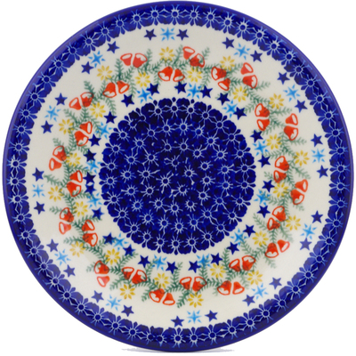 Polish Pottery Plate 10&quot; Wreath Of Bealls