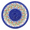 Polish Pottery Plate 10&quot; Wreath Of Bells