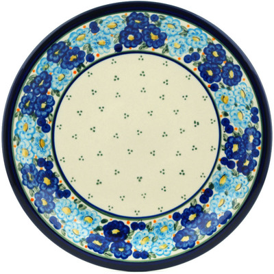 Polish Pottery Plate 11&quot; Aura