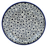 Polish Pottery Plate 11&quot; Blooming Night