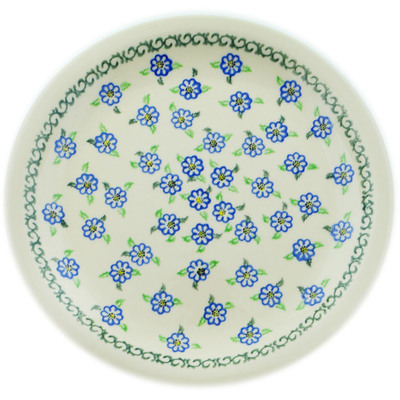 Polish Pottery Plate 11&quot; Classic Daisy